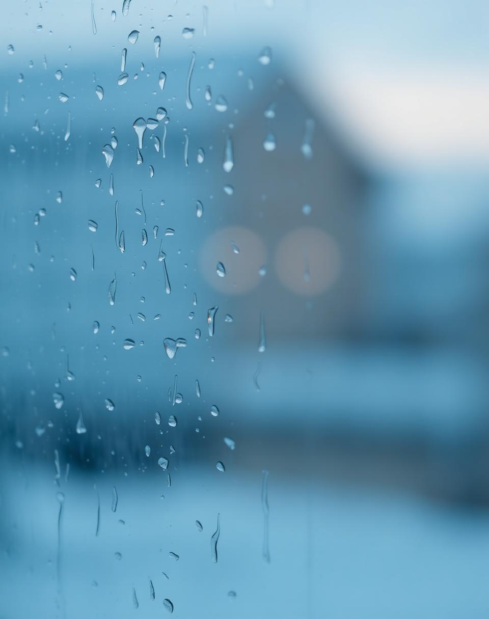 Rain on a window — the mizuiro season